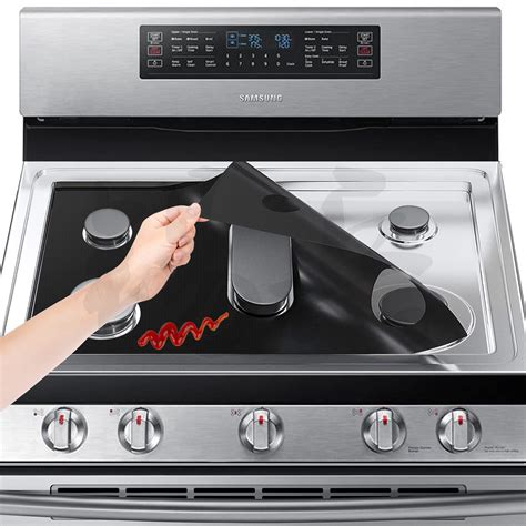 how do i keep my samsung gas stove top black